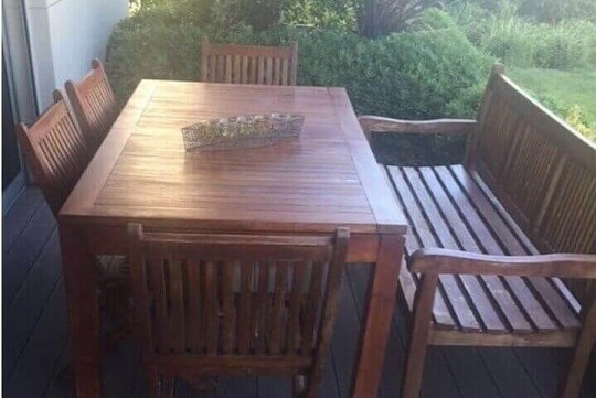 Teak Mobilya tamir cila